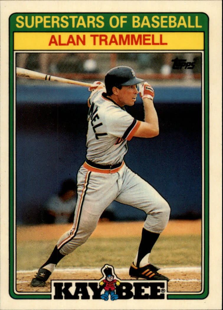 1988 Kay-Bee Baseball Cards    031      Alan Trammell